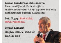 Zeydan Karalar: “Başka Sorum Yoktur Hakim Bey!”