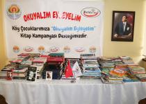Büyükşehir’den köy okullarına kitap desteği…