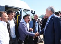 7 yaşındaki Cumali Kayıp, Başkan Zeydan Karalar Aileyi Ziyaret Etti, Arama Ekipleriyle Bir Araya Geldi.
