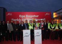 Ege Bağatur Farklı Seviyeli Kavşak Projesi’nin Temeli Atıldı