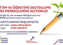 Büyükşehir’den LGS ve YKS’ye hazırlık kursları…
