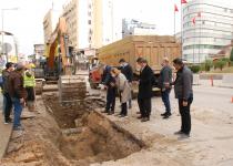 Saydam Caddesi’nde su baskınlarına son verecek çalışma