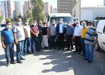 Zeydan Karalar, toplu taşıma esnafının sorunlarını dinledi, sorumluluklarını anlattı